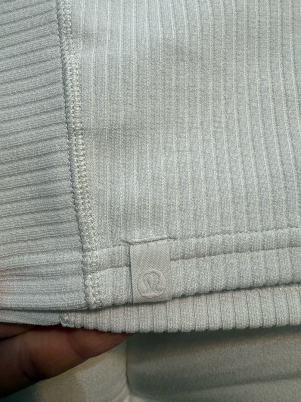 Lululemon Ribbed Softstreme Cropped Tank Top- Size 10 - Picture 6 of 6